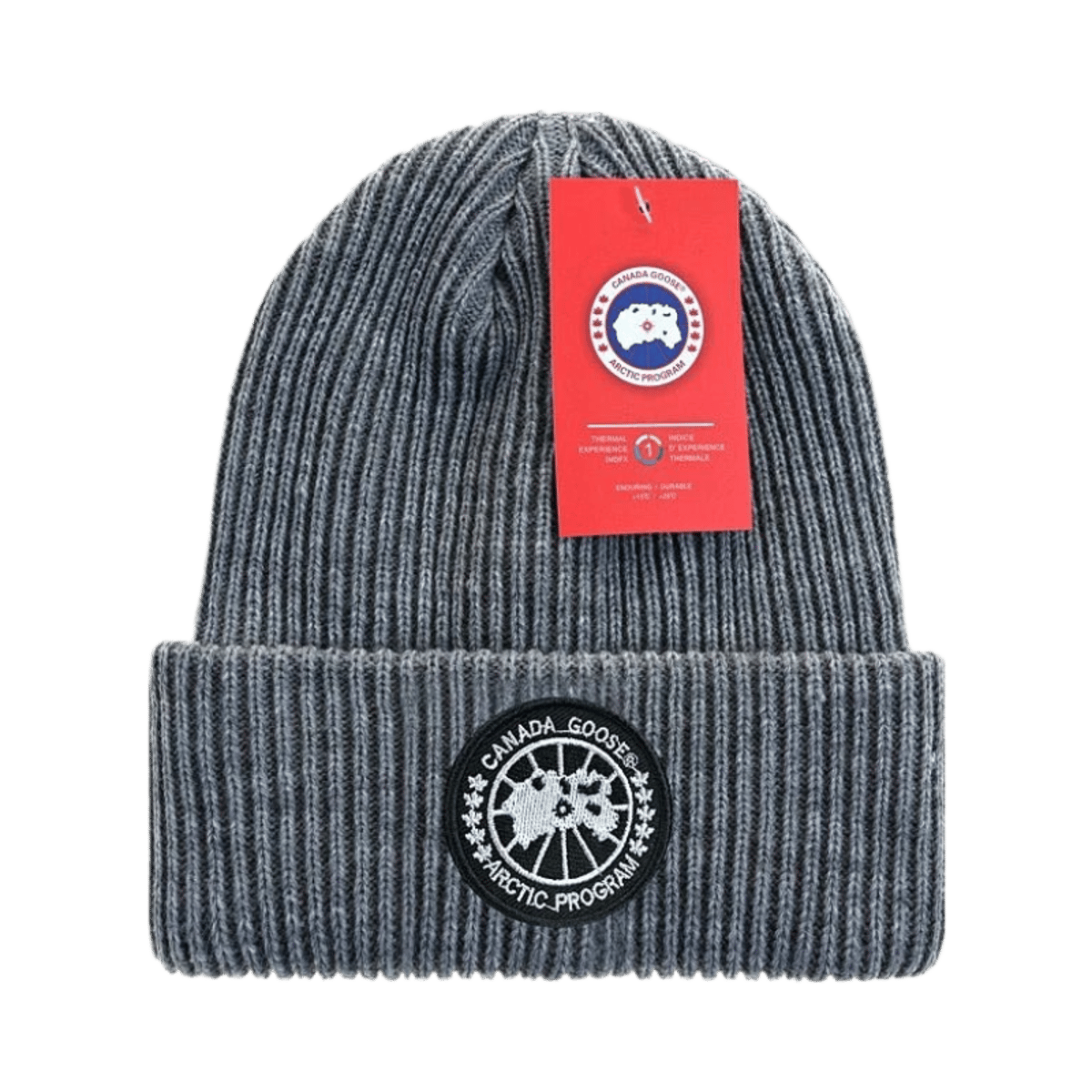 Canada Goose Arctic Program Ribbed Knit Beanie Hat Unisex Warm Winter Cap — image 3