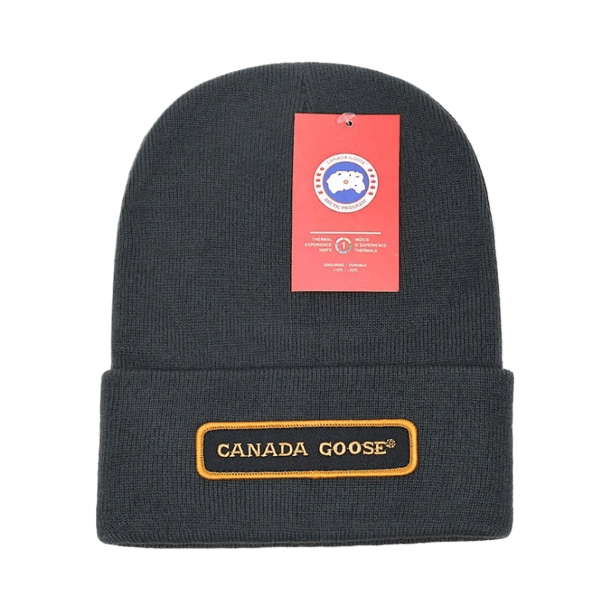 Canada Goose Arctic Program Ribbed Knit Beanie Hat Unisex Warm Winter Cap — image 4