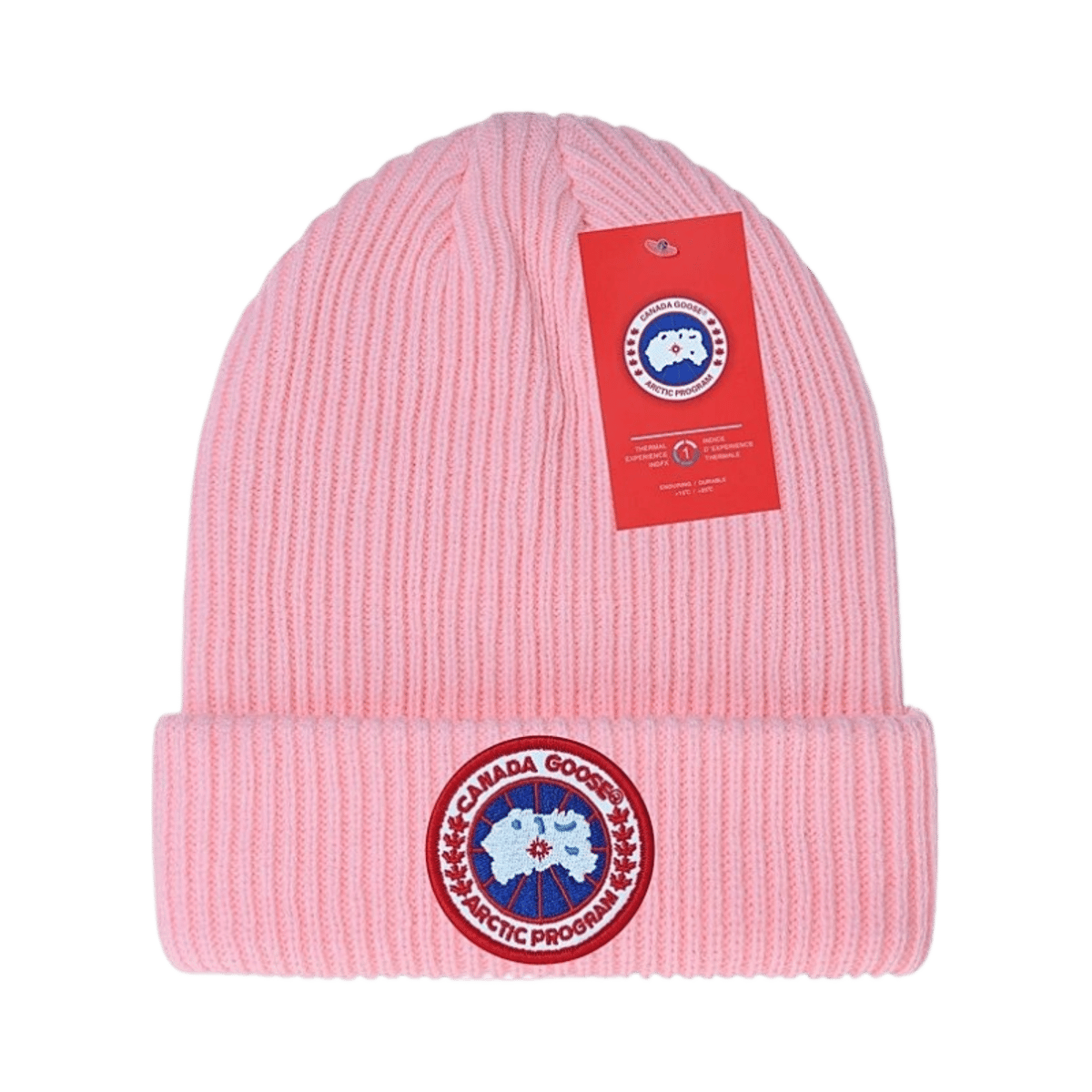 Canada Goose Arctic Program Ribbed Knit Beanie Hat Unisex Warm Winter Cap — image 4