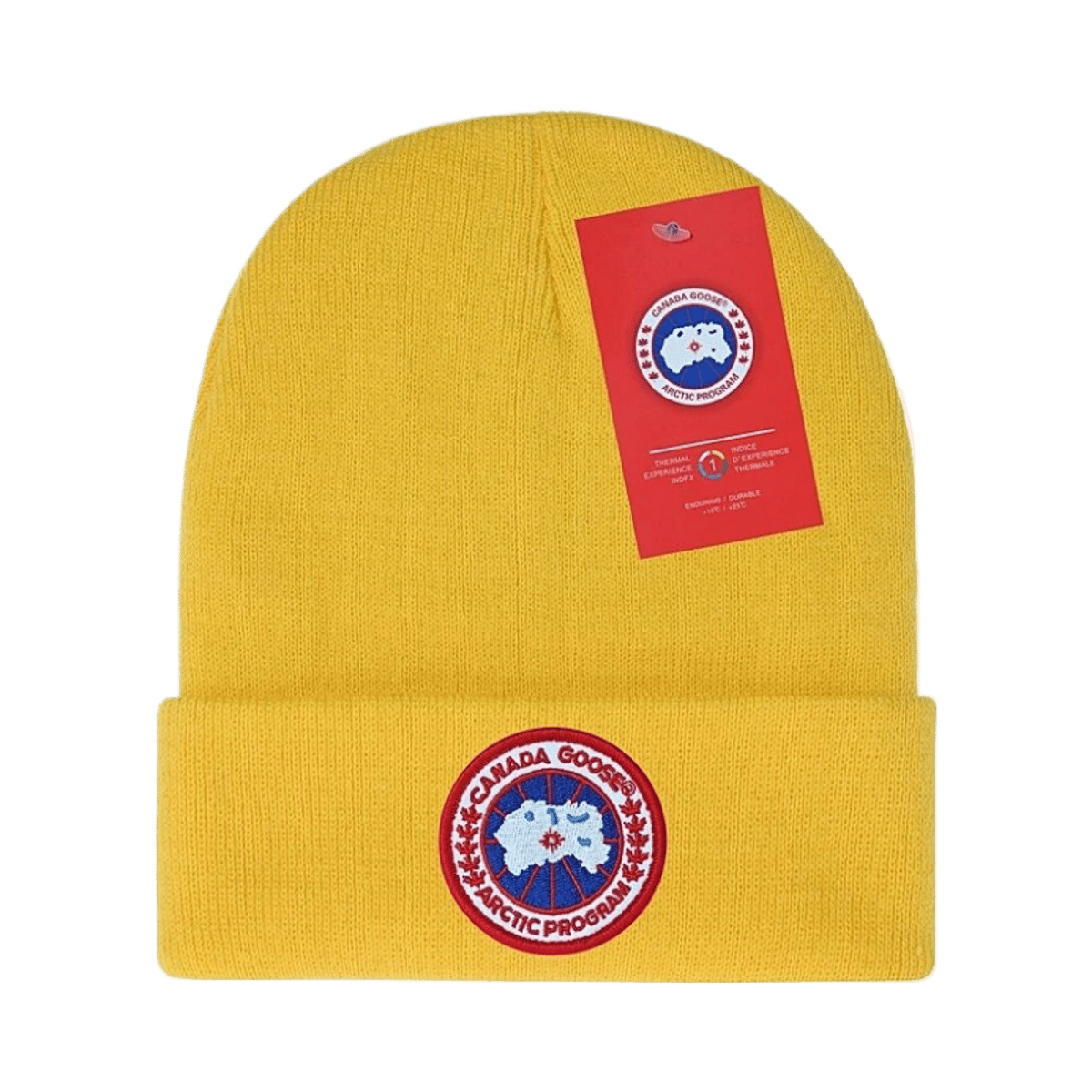 Canada Goose Arctic Program Ribbed Knit Beanie Hat Unisex Warm Winter Cap — image 4