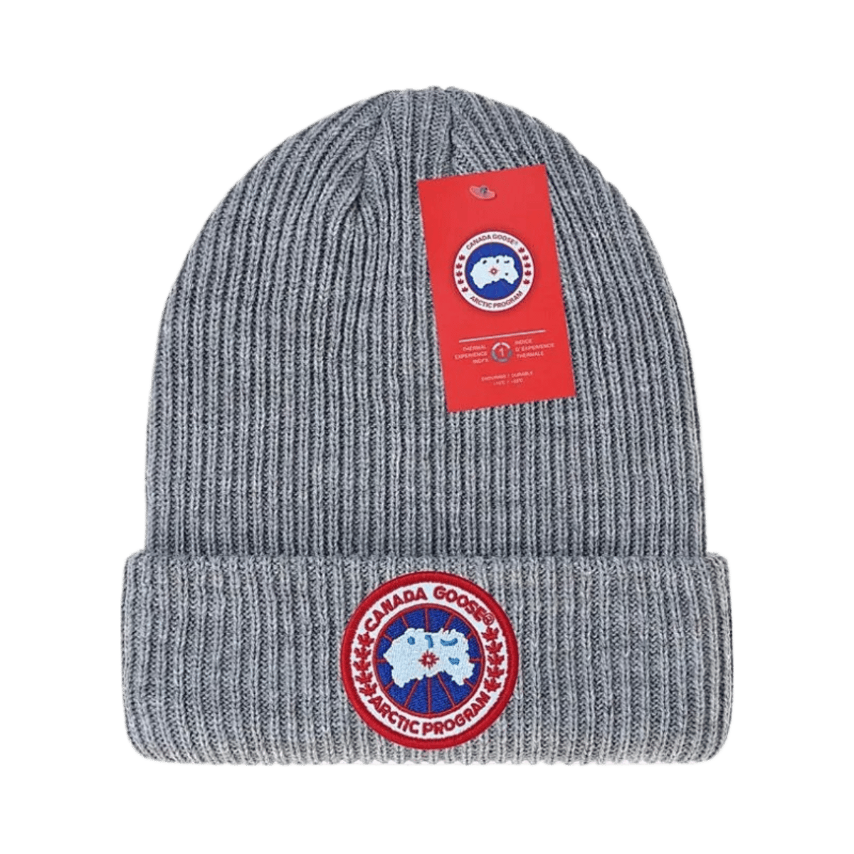 Canada Goose Arctic Program Ribbed Knit Beanie Hat Unisex Warm Winter Cap — image 5