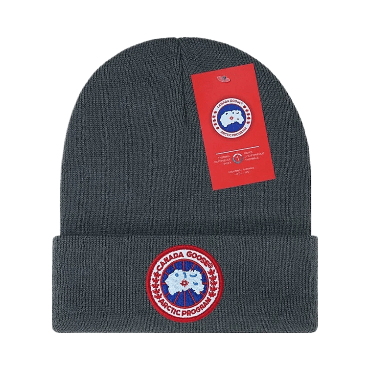 Canada Goose Arctic Program Ribbed Knit Beanie Hat Unisex Warm Winter Cap — image 5