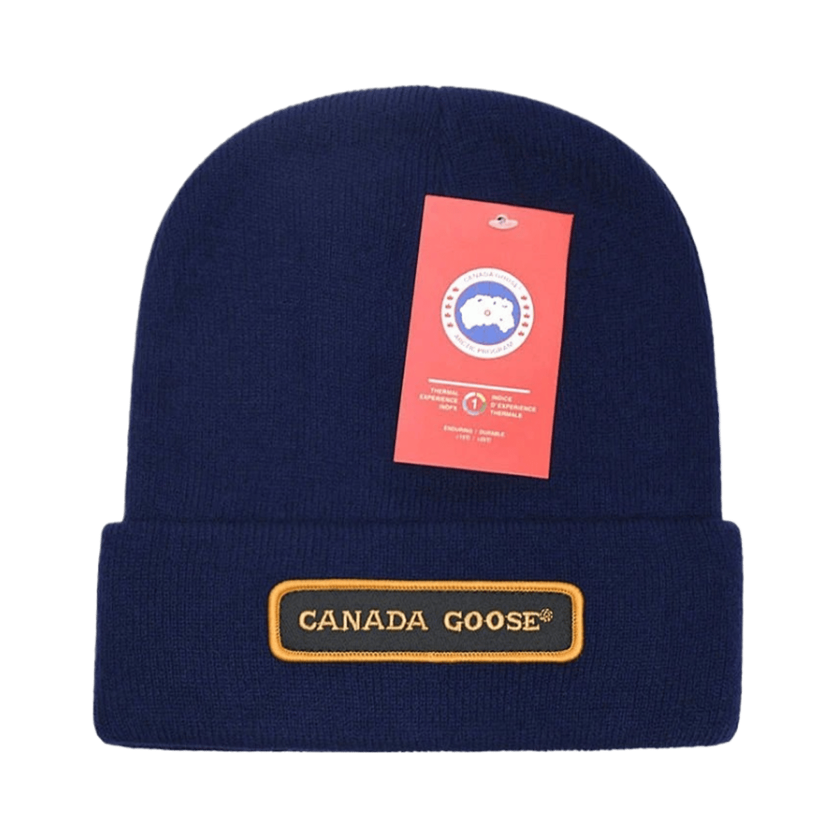 Canada Goose Arctic Program Ribbed Knit Beanie Hat Unisex Warm Winter Cap — image 6