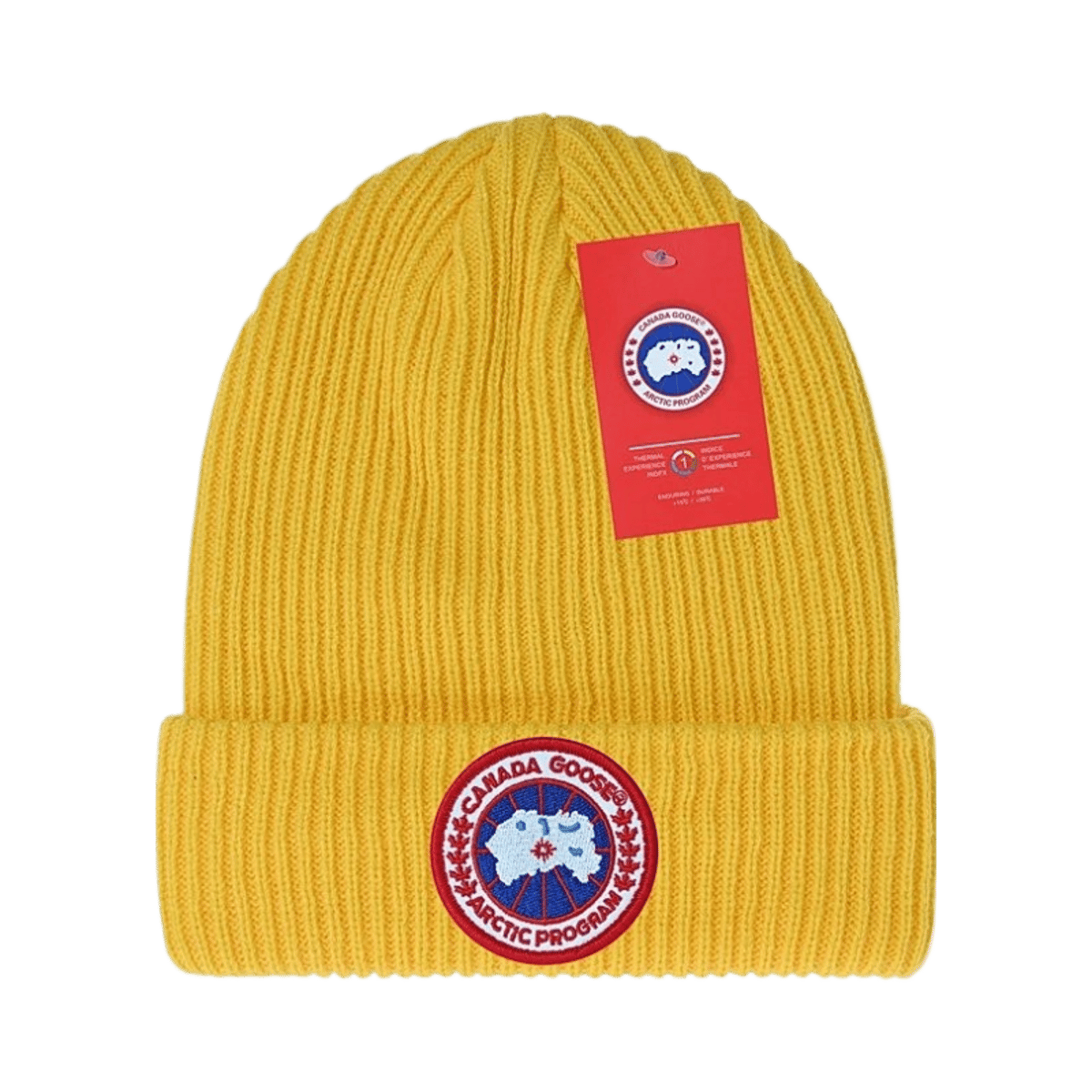 Canada Goose Arctic Program Ribbed Knit Beanie Hat Unisex Warm Winter Cap — image 6