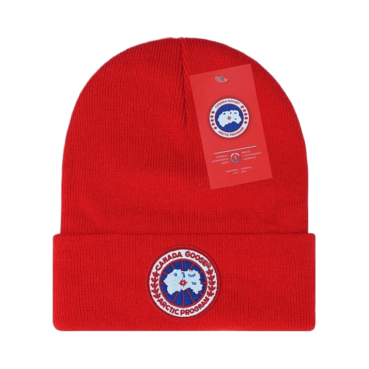 Canada Goose Arctic Program Ribbed Knit Beanie Hat Unisex Warm Winter Cap — image 7