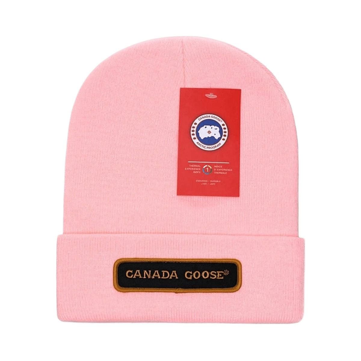 Canada Goose Arctic Program Ribbed Knit Beanie Hat Unisex Warm Winter Cap — image 8