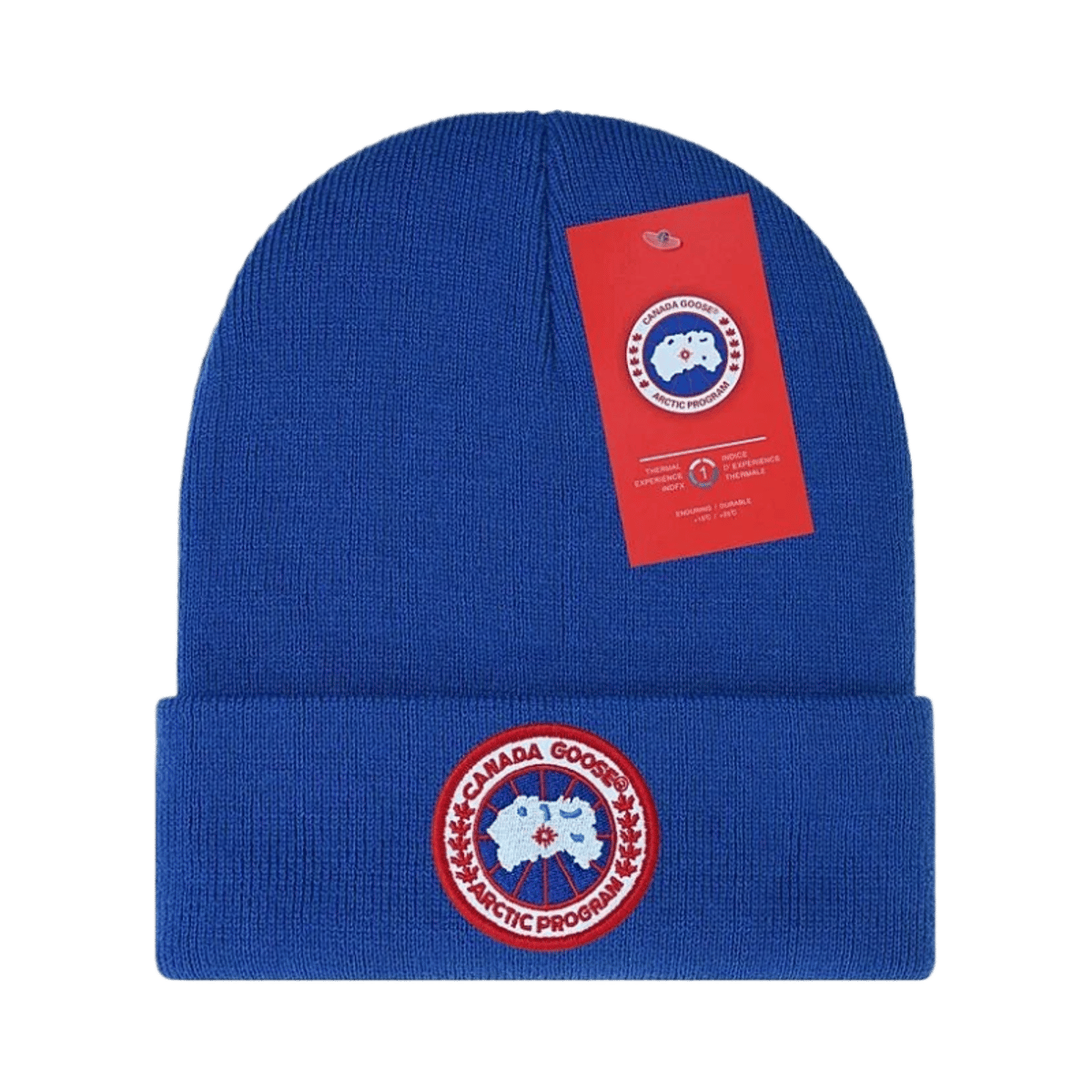 Canada Goose Arctic Program Ribbed Knit Beanie Hat Unisex Warm Winter Cap — image 8
