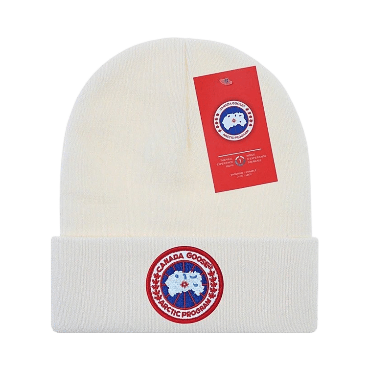 Canada Goose Arctic Program Ribbed Knit Beanie Hat Unisex Warm Winter Cap — image 9