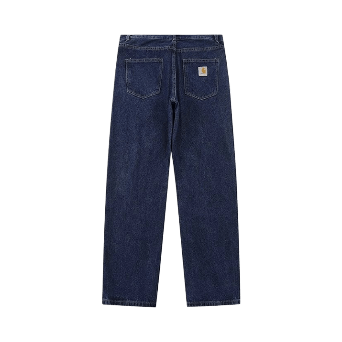 Carhartt WIP Heavyweight Vintage Washed Straight Leg Jeans - Unisex Loose Fit Denim Pants in Blue and Black — image 2