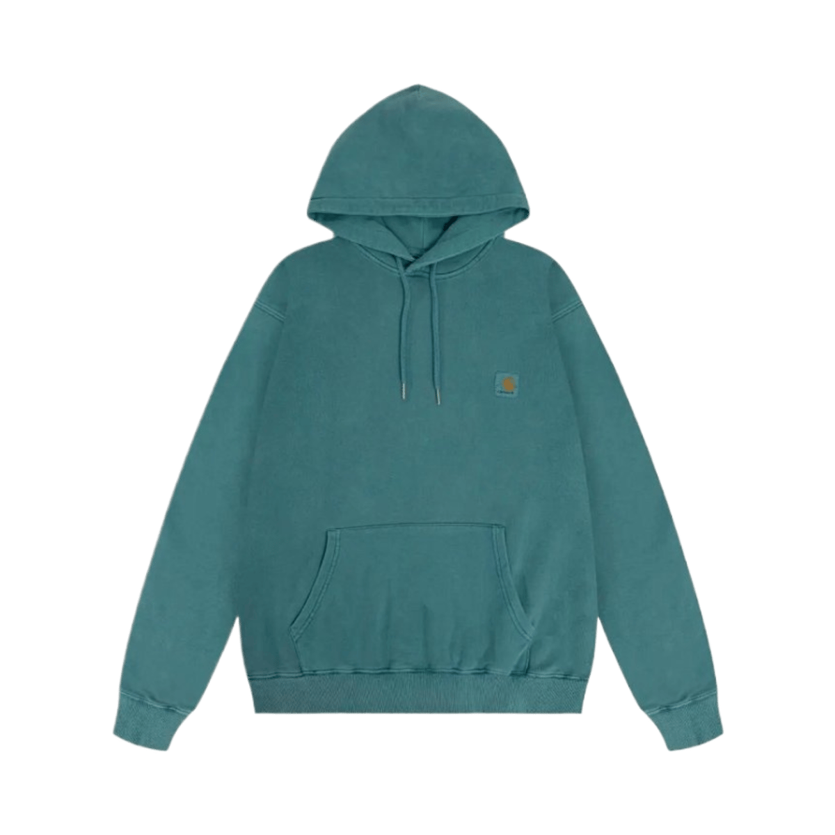 Carhartt WIP Hooded Sweatshirt Fleece Lined Distressed Wash Jacket — image 2