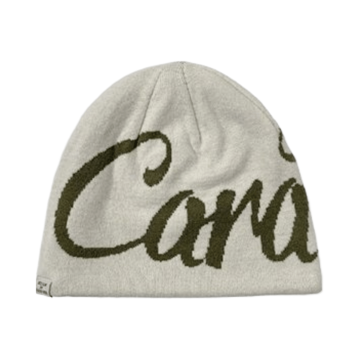 Carhartt WIP Knitted Beanie Hat with Logo Embroidery - Black — image 2
