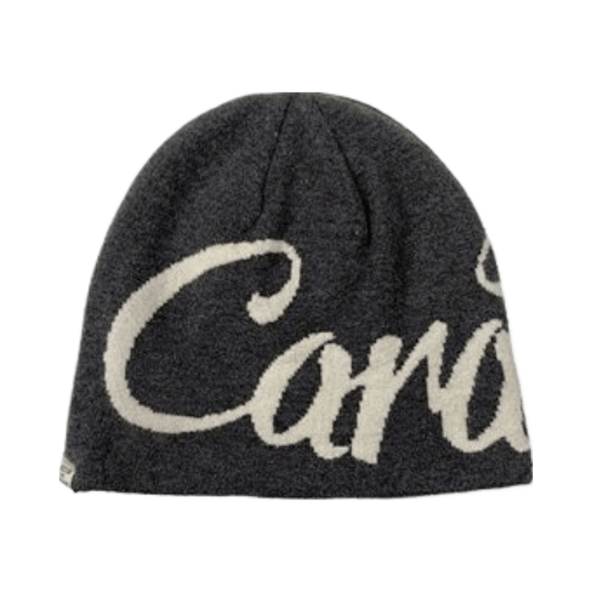 Carhartt WIP Knitted Beanie Hat with Logo Embroidery - Black — image 3