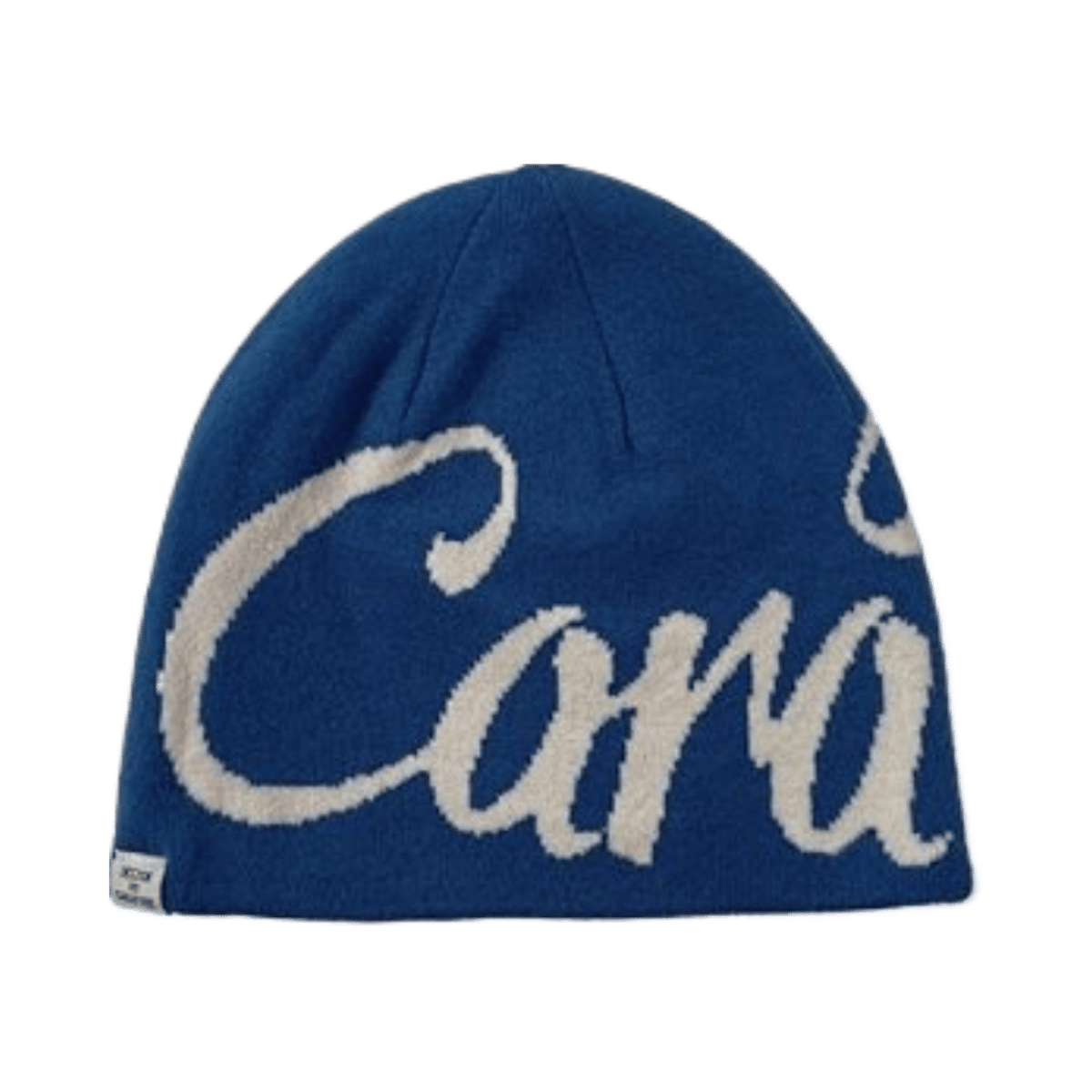 Carhartt WIP Knitted Beanie Hat with Logo Embroidery - Black — image 4