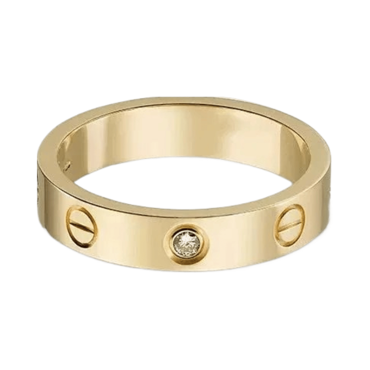 Cartier Love Ring with Diamonds - Classic Screw Design Luxury Band — image 2