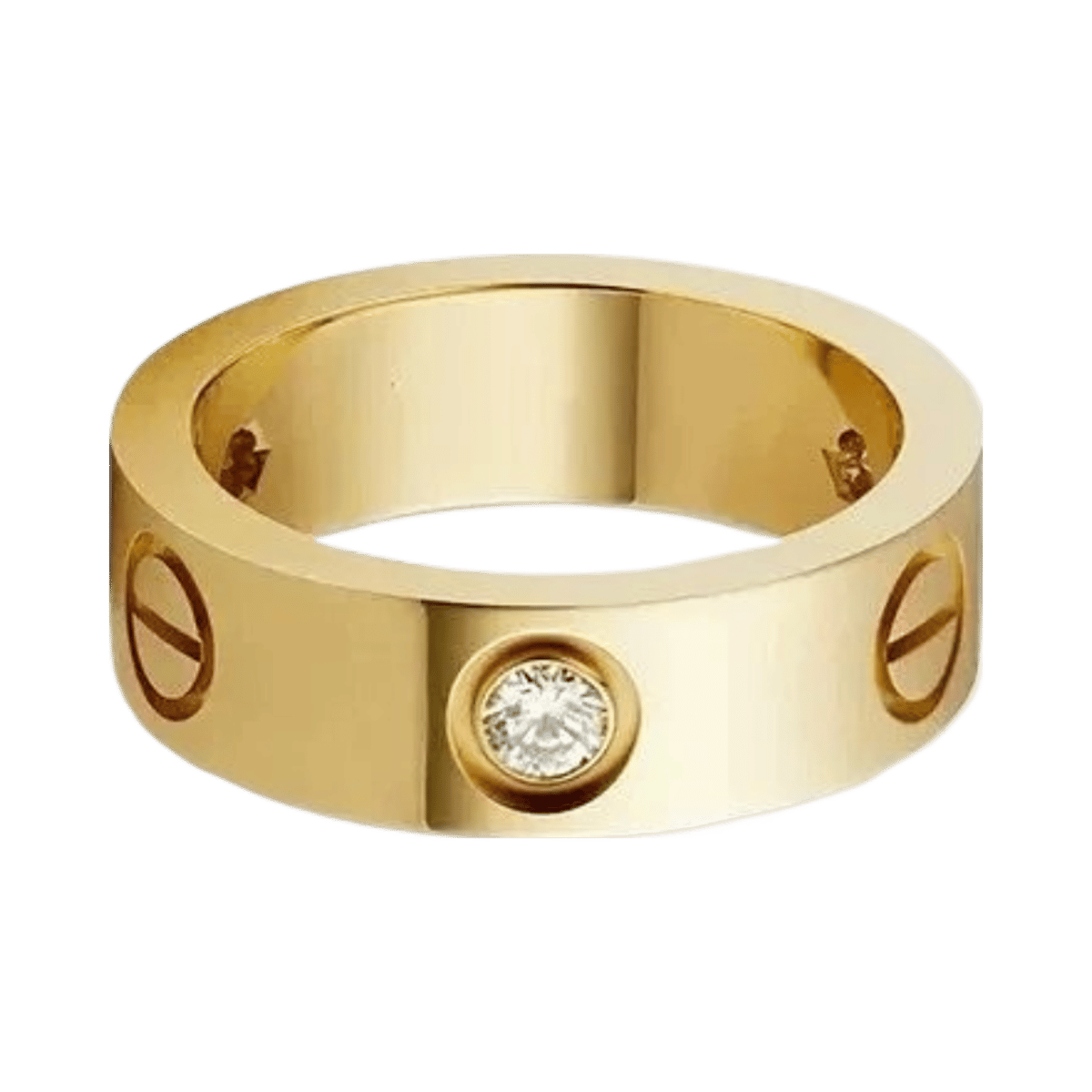 Cartier Love Ring with Diamonds - Classic Screw Design Luxury Band — image 2