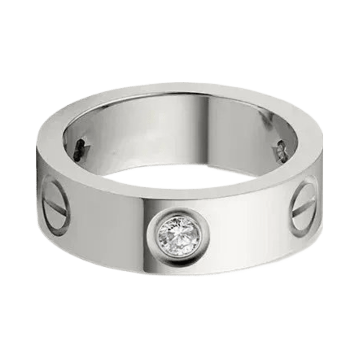 Cartier Love Ring with Diamonds - Classic Screw Design Luxury Band — image 3