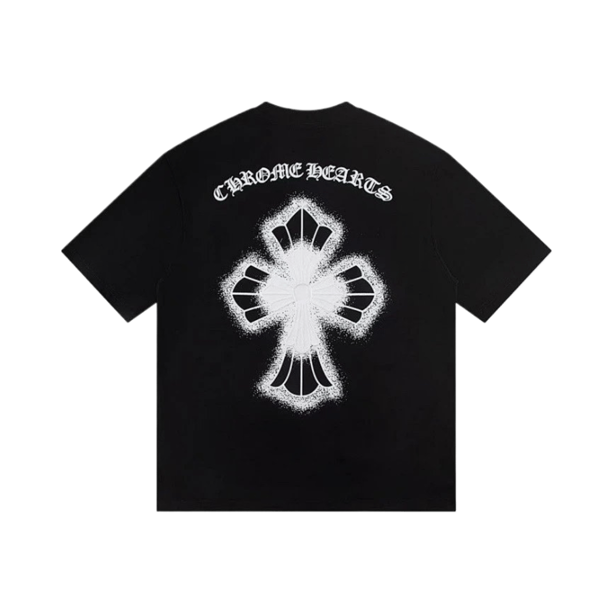 Chrome Hearts Cross Print Short Sleeve T-Shirt Men Women Gothic Streetwear Tee — image 2