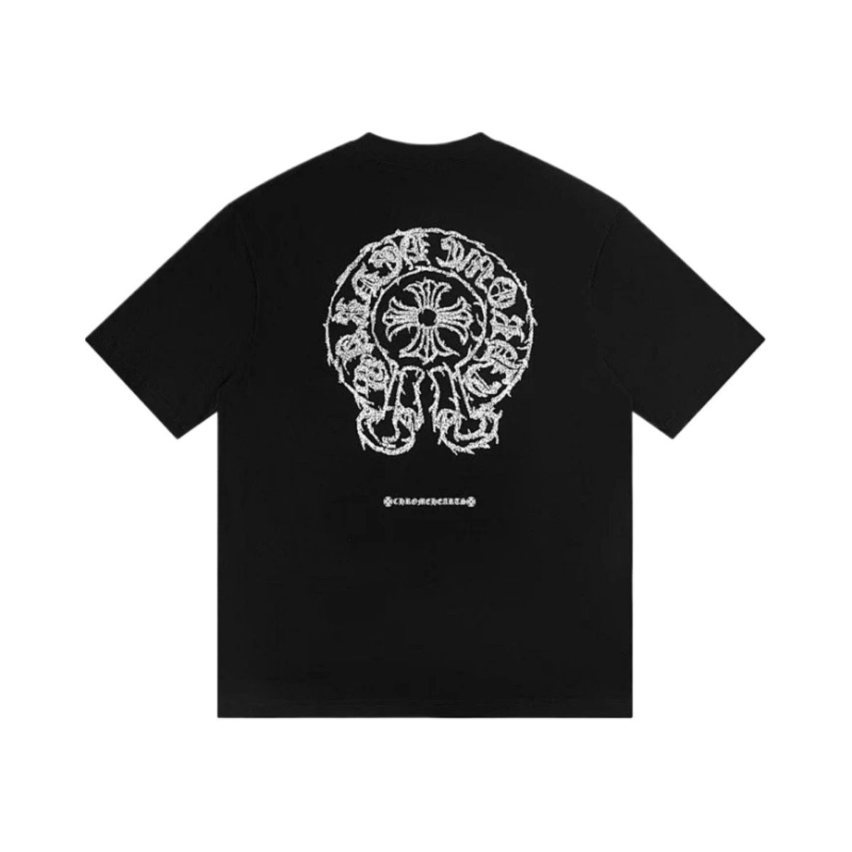 Chrome Hearts Cross Print Short Sleeve T-Shirt Men Women Gothic Streetwear Tee — image 2