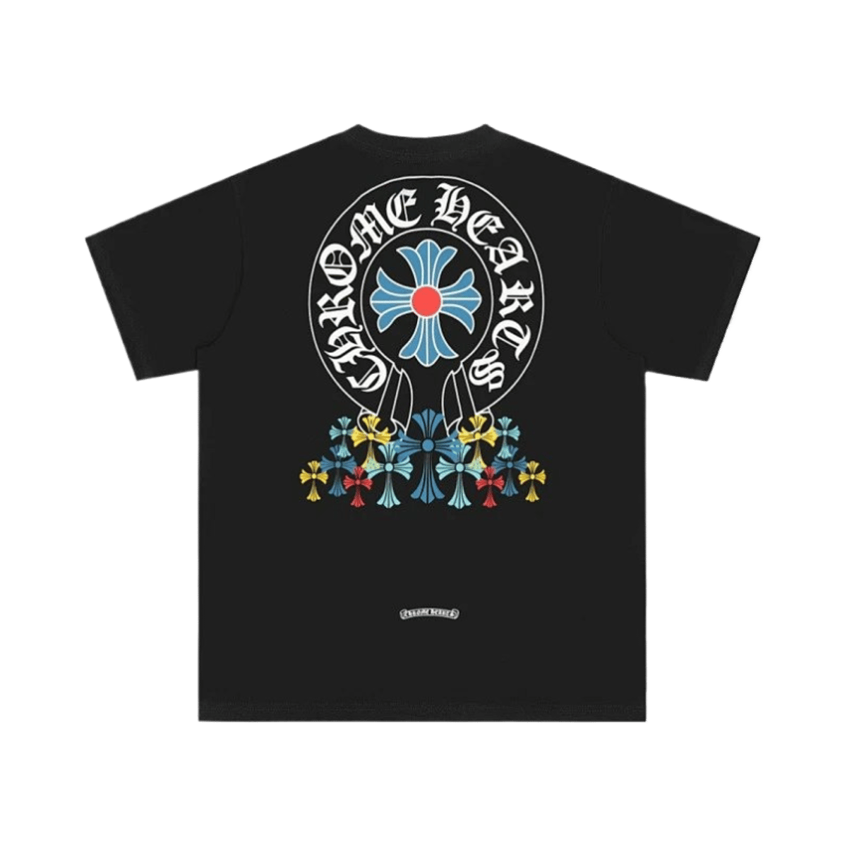 Chrome Hearts Cross Print Short Sleeve T-Shirt Men Women Gothic Streetwear Tee — image 2