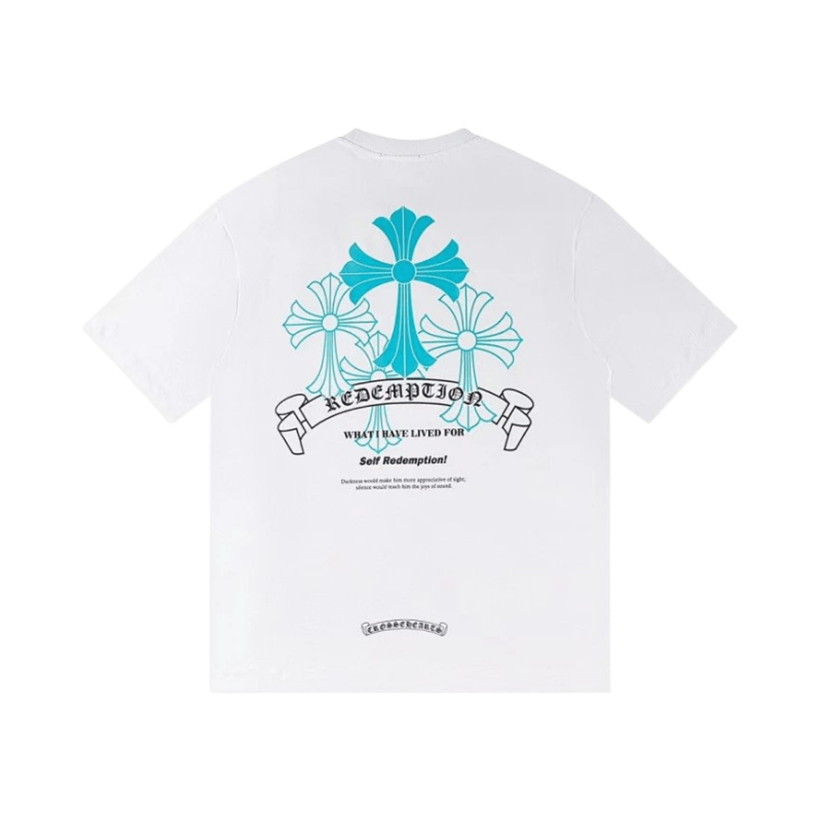 Chrome Hearts Cross Print Short Sleeve T-Shirt Men Women Gothic Streetwear Tee — image 2