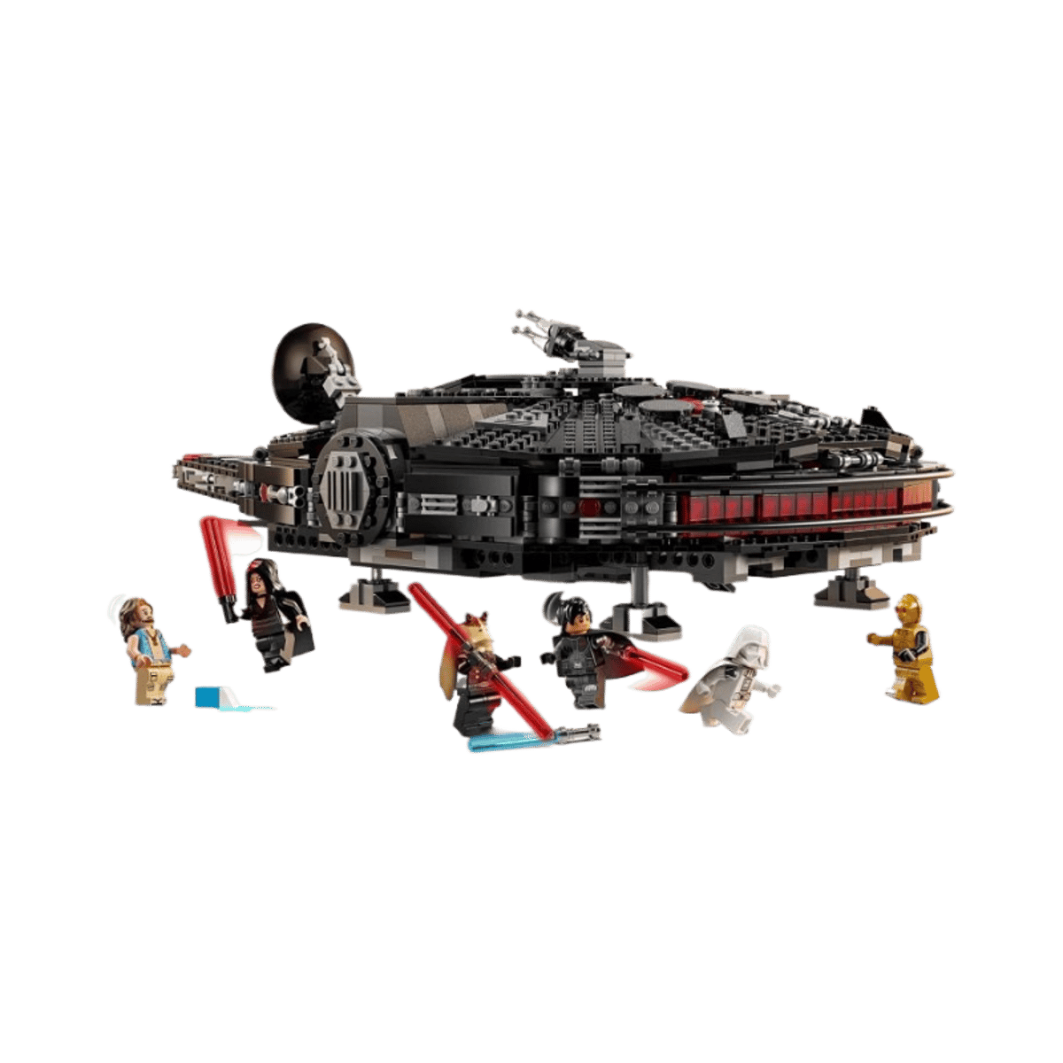 Compatible LEGO Star 75389 War Dark Millennium Falcon Assembled 75105 Model Street View Toy — image 2
