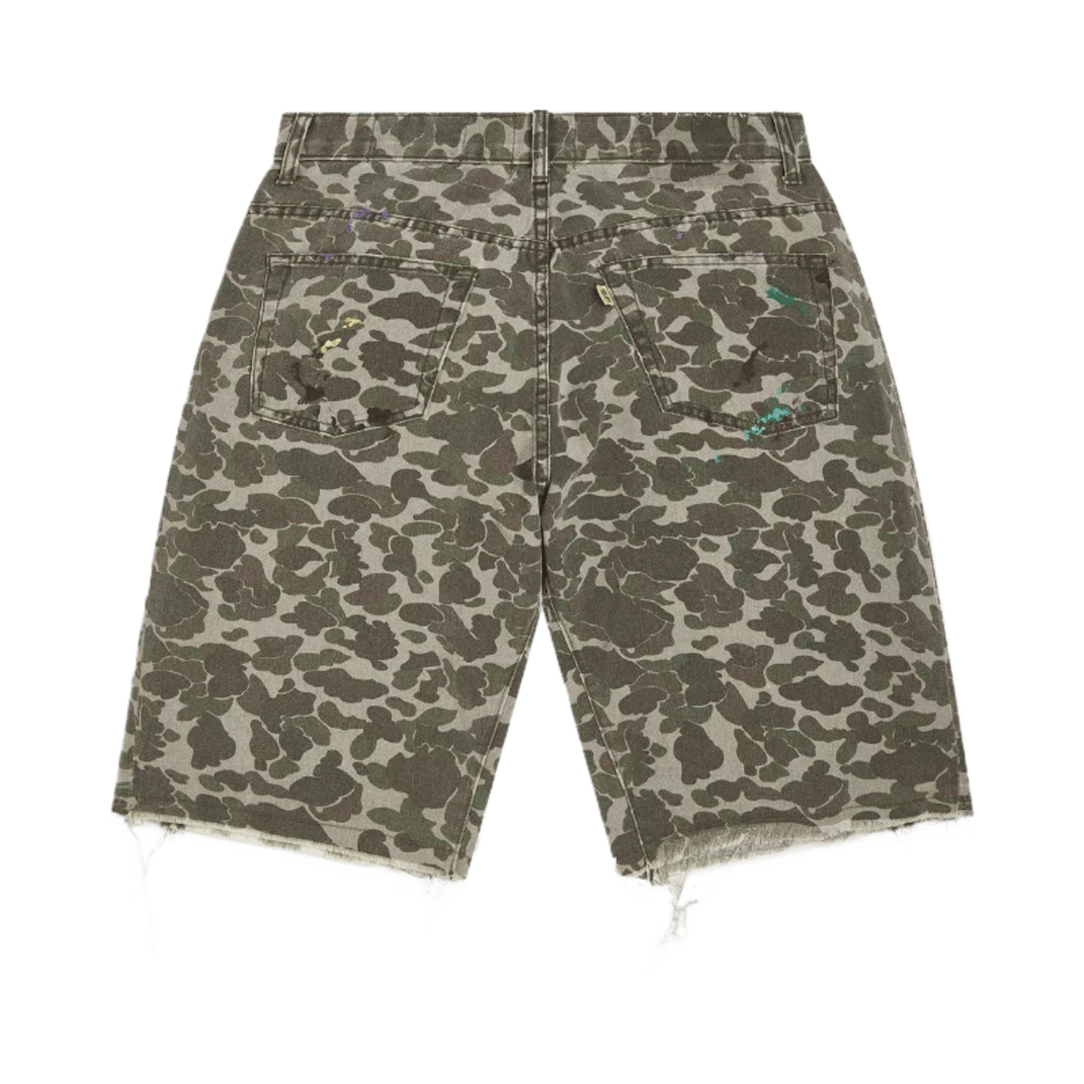 Gallery Dept Camouflage Washed Straight Leg Jeans — image 2
