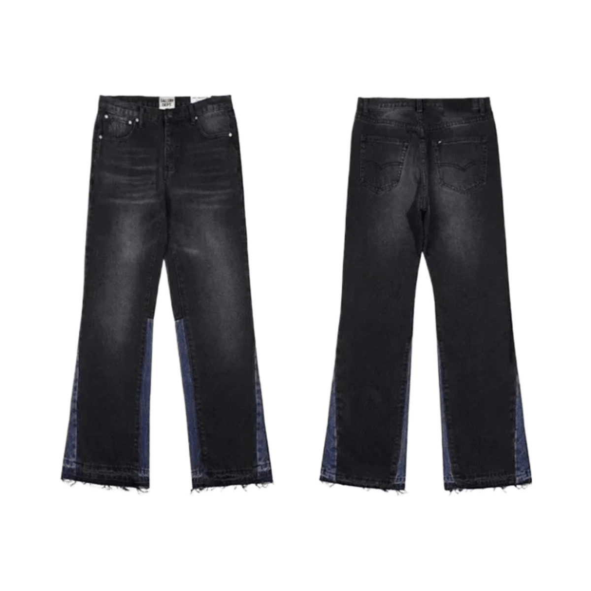 Gallery Dept Patchwork Distressed Paint Splatter Flare Jeans — image 2