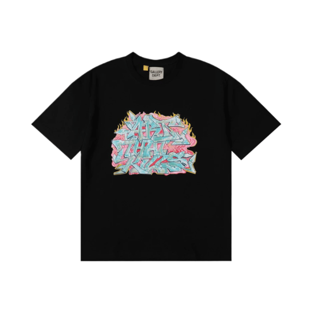 Gallery Dept T Shirt I Am Sad I Miss My Friends Black Graphic Tee Long Beach Ca — image 2