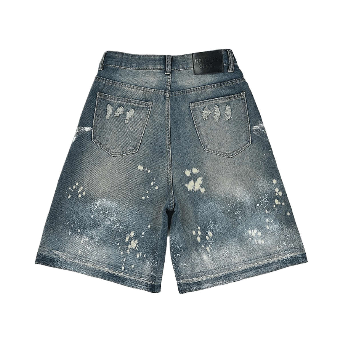 Gallery Dept. Distressed Paint Splatter Denim Shorts Unisex Vintage Washed — image 2