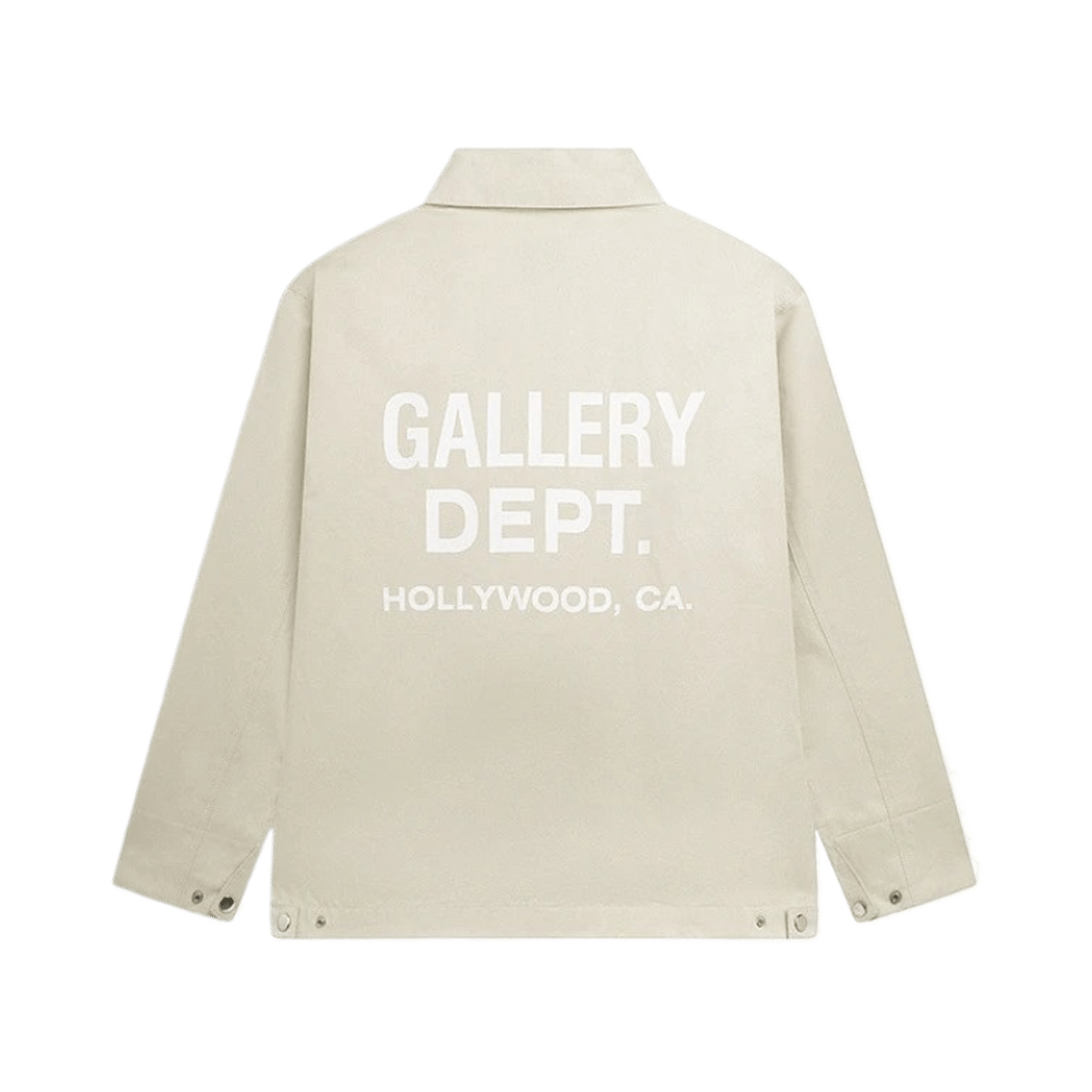 Gallery Dept. Hollywood Zip-Up Coach Jacket Cream — image 2