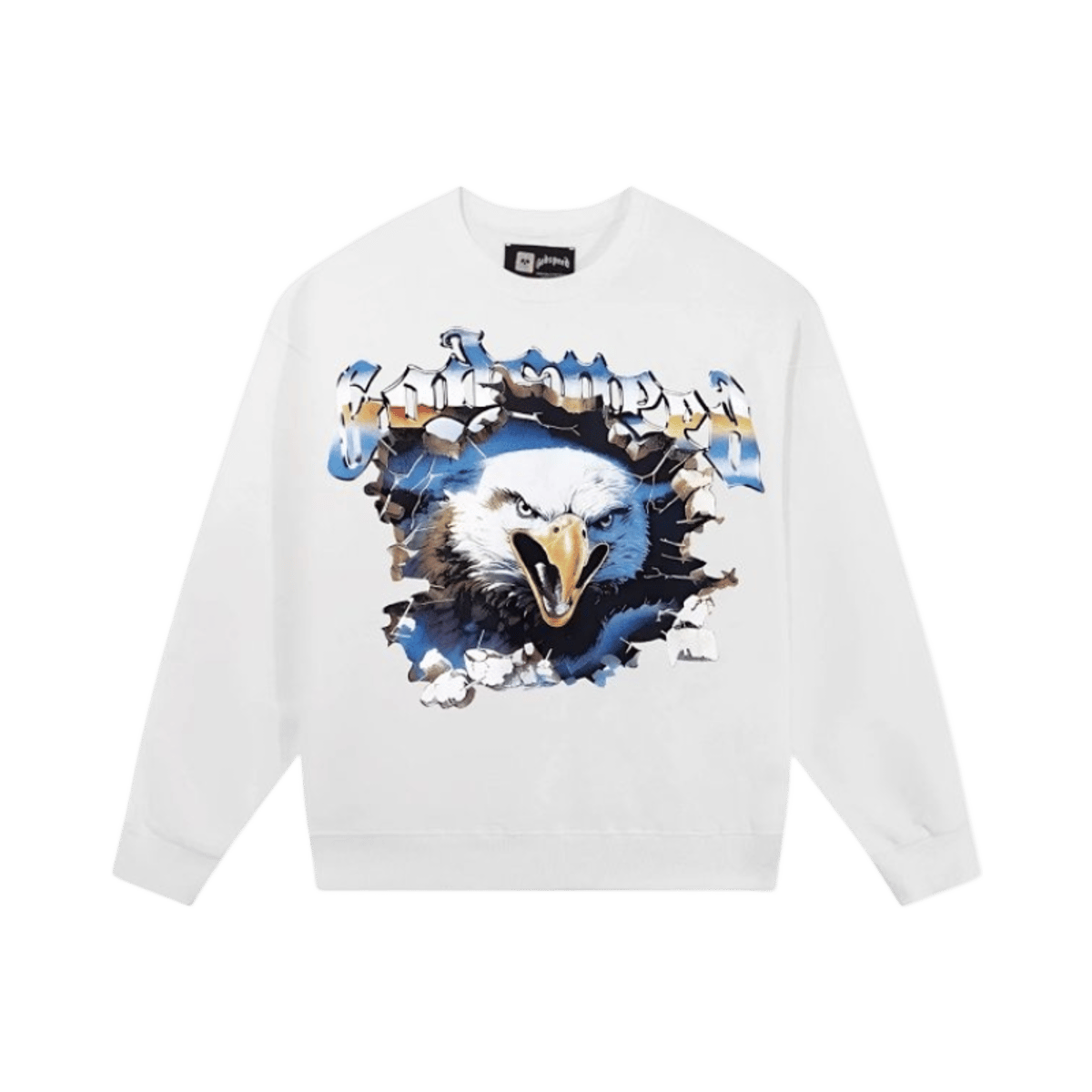 Godspeed Sweatshirt Black Graphic Print Long Sleeve Crewneck Streetwear Fashion — image 2