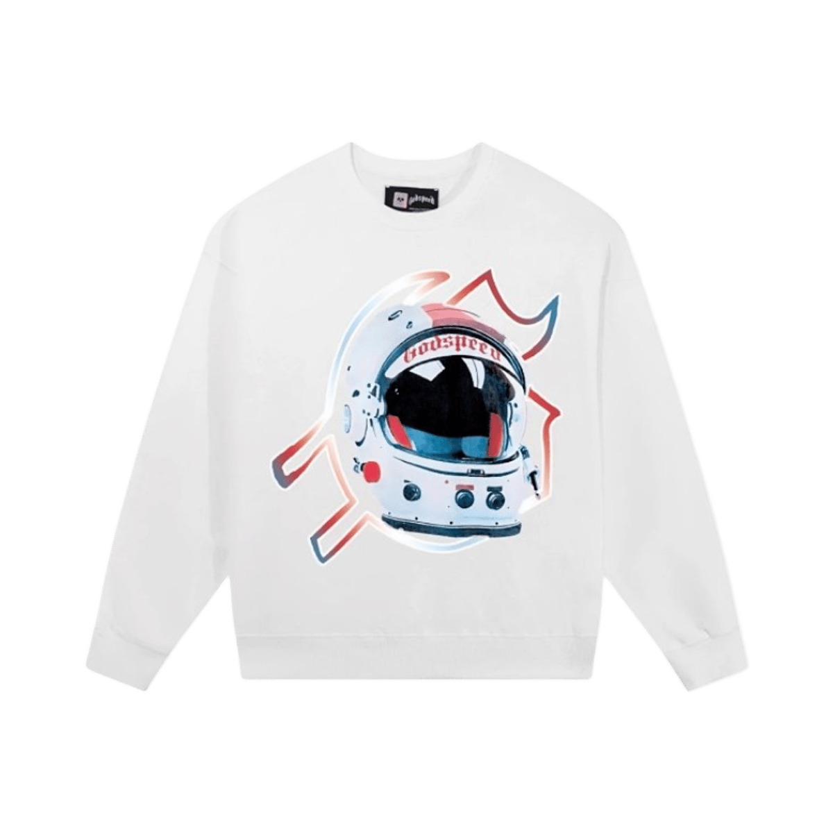 Godspeed Sweatshirt Black Graphic Print Long Sleeve Crewneck Streetwear Fashion — image 2
