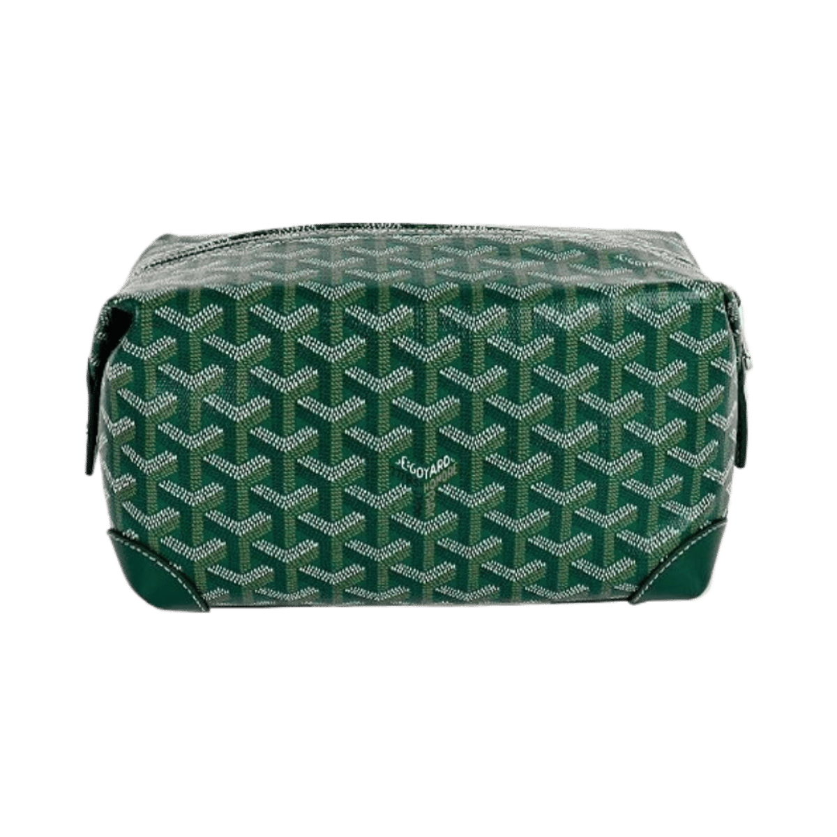 Goyard Signature Monogram Print Toiletry Bag Cosmetic Case Unisex Zippered Storage Pouch — image 4