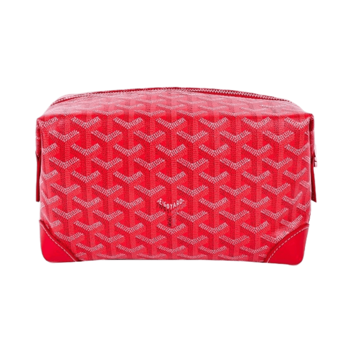 Goyard Signature Monogram Print Toiletry Bag Cosmetic Case Unisex Zippered Storage Pouch — image 11
