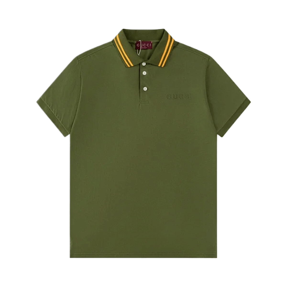 Gucci Classic Polo Shirt White Short Sleeve Cotton Top — image 5