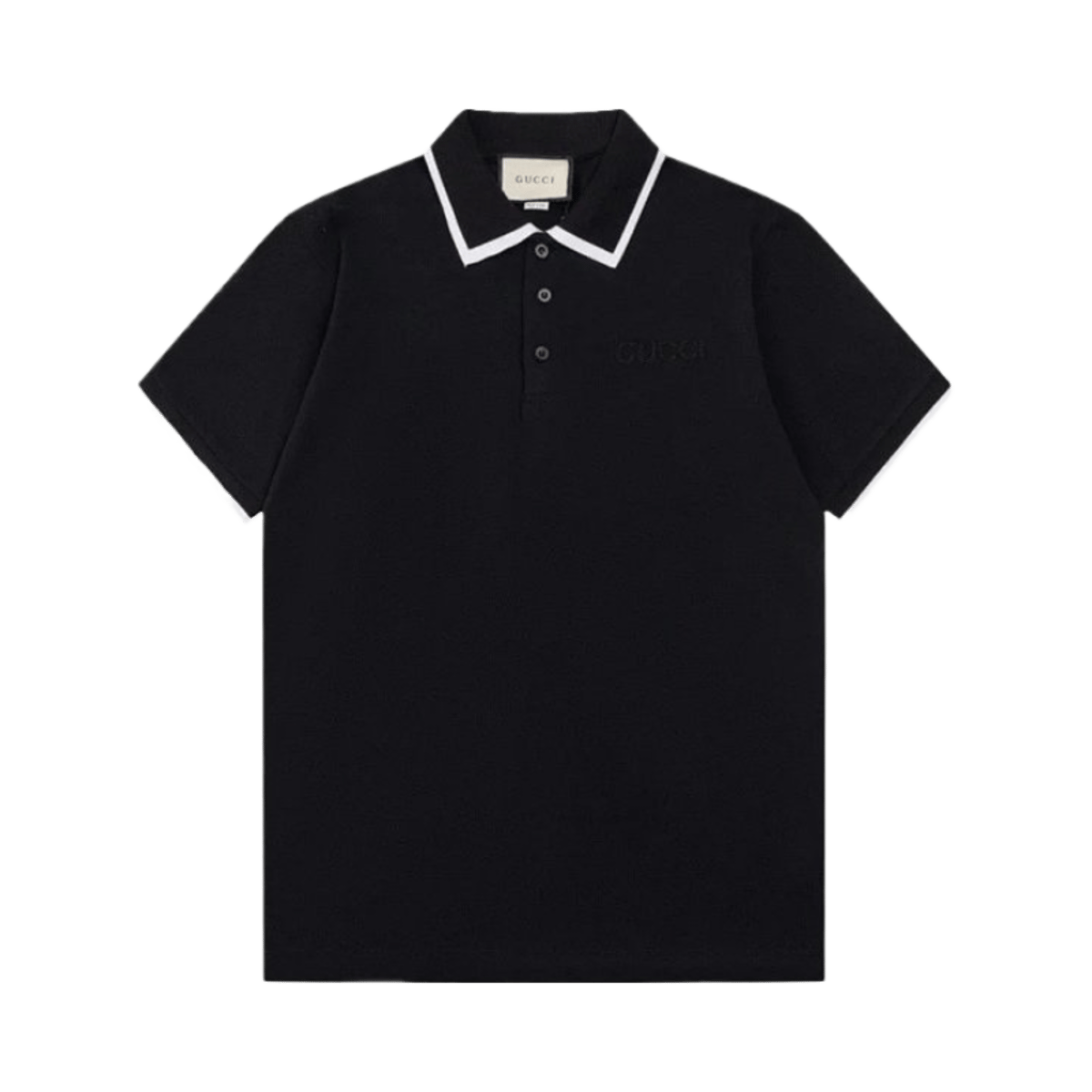 Gucci Classic Polo Shirt White Short Sleeve Cotton Top — image 8