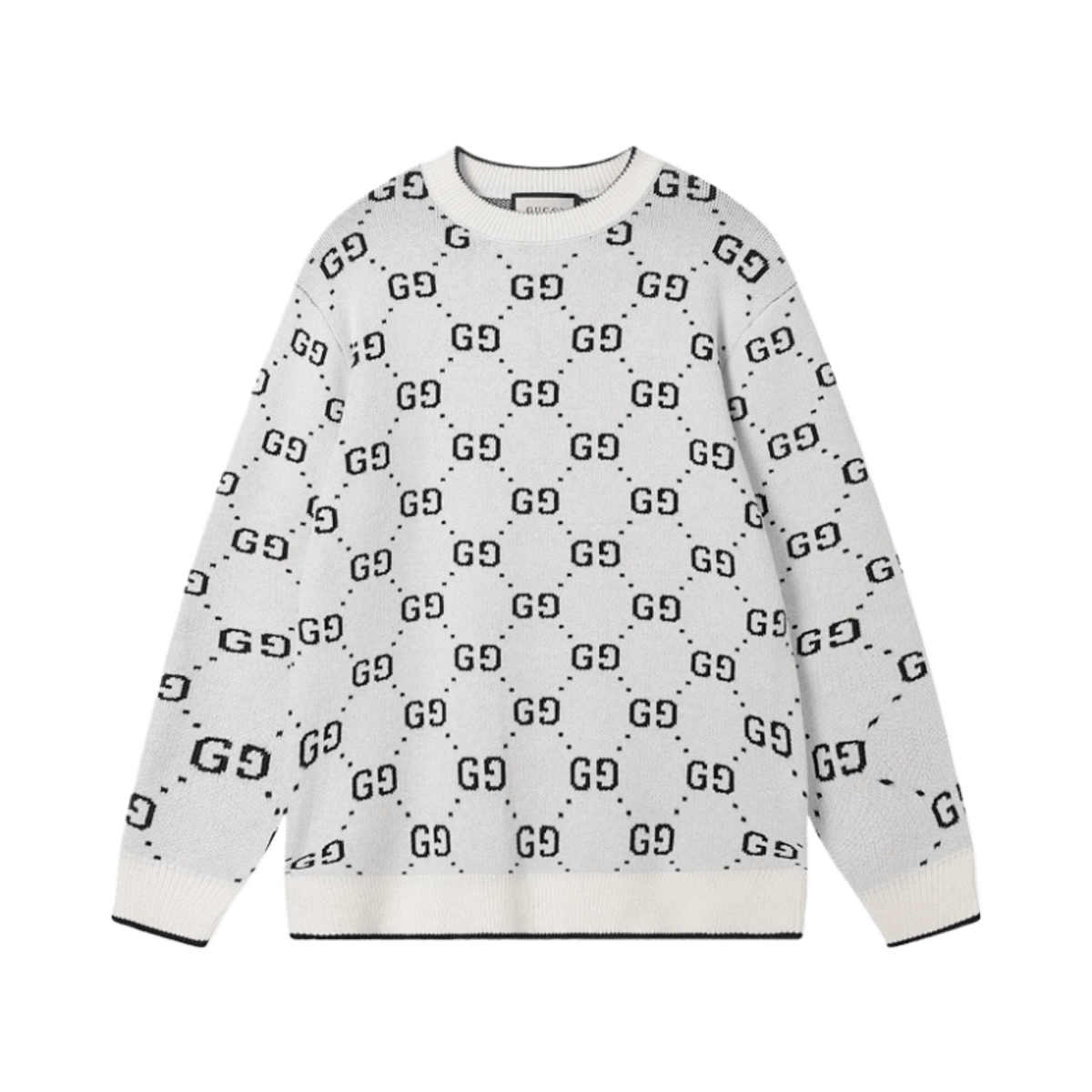 Gucci GG Monogram Wool Zip-Up Knit Cardigan Sweater — image 3