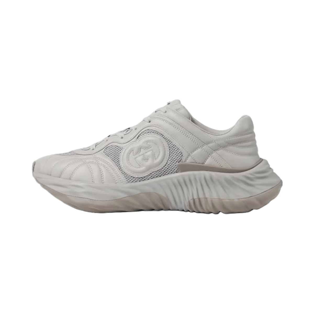 Gucci Rhyton Ripple Low Sneaker White Leather — image 4