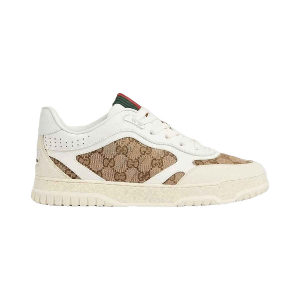 Gucci Screener Platform Sneakers Colorblock Monogram Unisex Casual Shoes