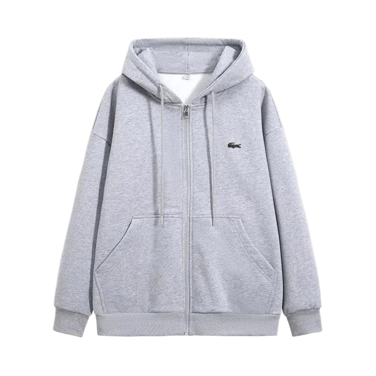 Lacoste Classic Zip-Up Hoodie Collection - Men's & Women's Casual Full-Zip Sweatshirt with Logo Embroidery — image 3