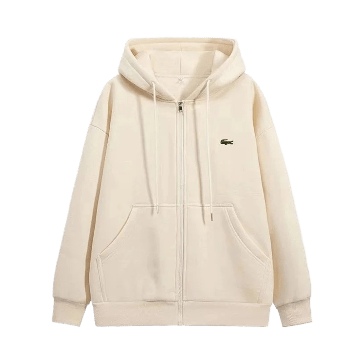 Lacoste Classic Zip-Up Hoodie Collection - Men's & Women's Casual Full-Zip Sweatshirt with Logo Embroidery — image 4