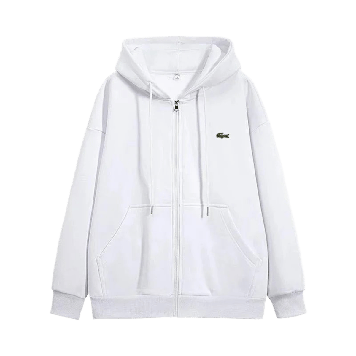 Lacoste Classic Zip-Up Hoodie Collection - Men's & Women's Casual Full-Zip Sweatshirt with Logo Embroidery — image 5