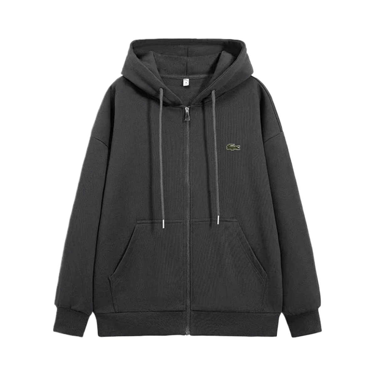 Lacoste Classic Zip-Up Hoodie Collection - Men's & Women's Casual Full-Zip Sweatshirt with Logo Embroidery — image 2