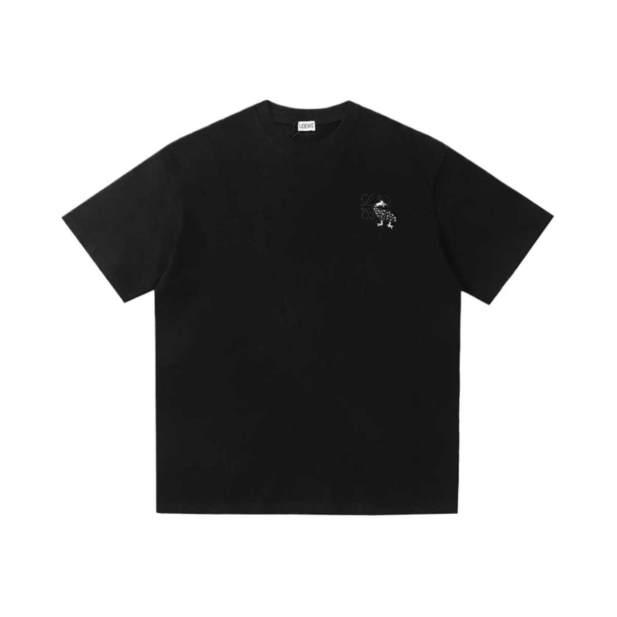 Loewe Embroidered Logo Short Sleeve T-Shirt — image 2