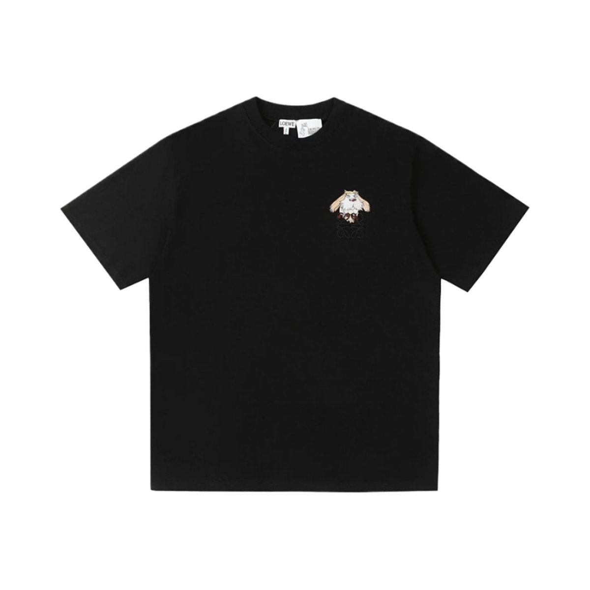 Loewe Embroidered Logo Short Sleeve T-Shirt — image 2