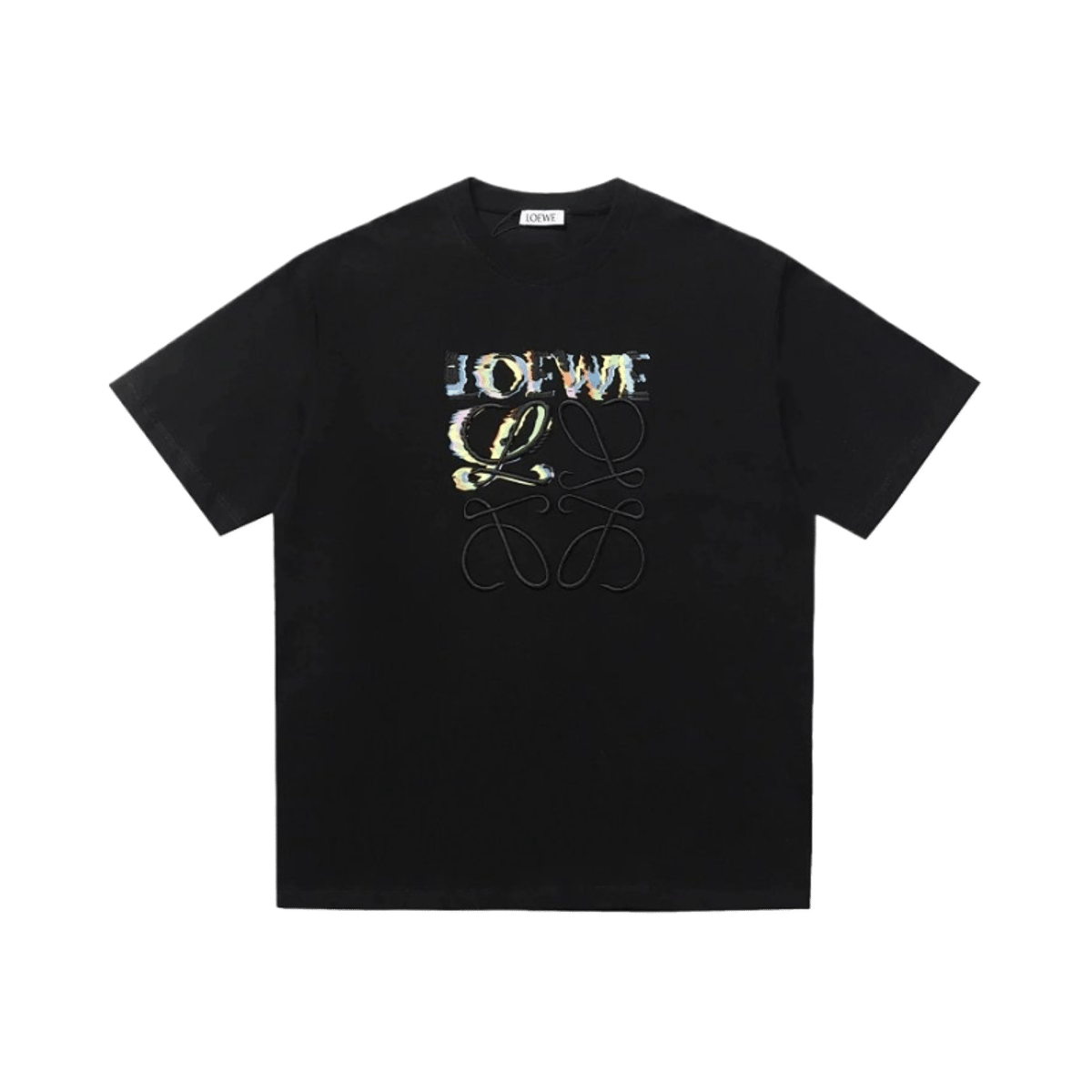 Loewe Embroidered Logo Short Sleeve T-Shirt — image 2