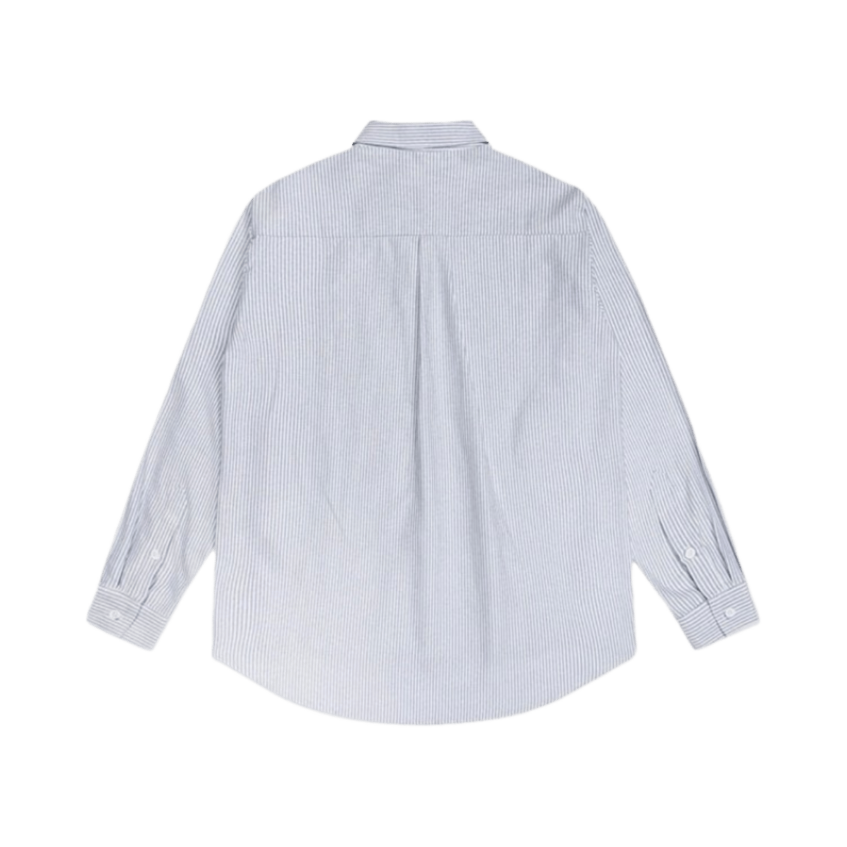 Loewe Striped Shirt With Leather Patch Blue — image 2