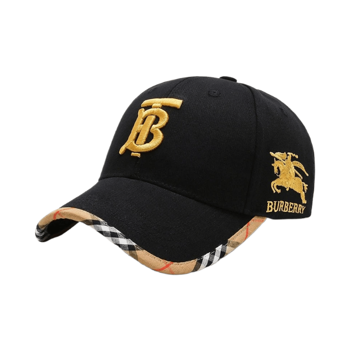 Luxury Designer Baseball Cap with Monogram Print and Embroidered Logo — image 2