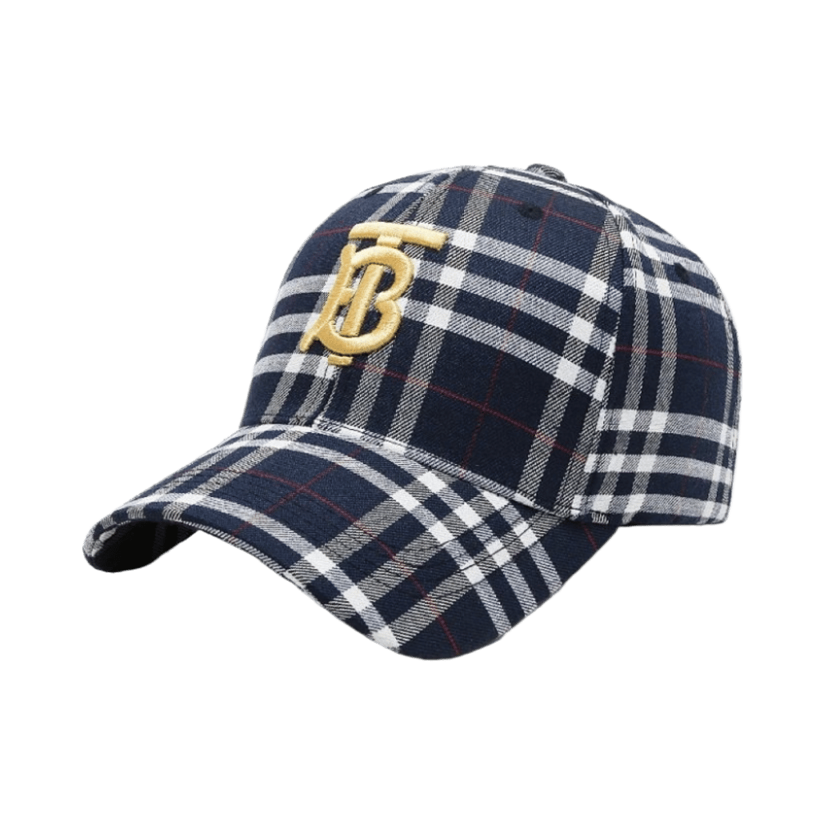 Luxury Designer Baseball Cap with Monogram Print and Embroidered Logo — image 3