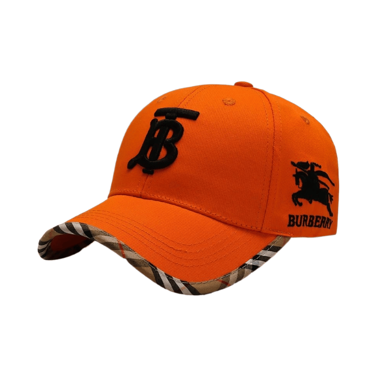 Luxury Designer Baseball Cap with Monogram Print and Embroidered Logo — image 4